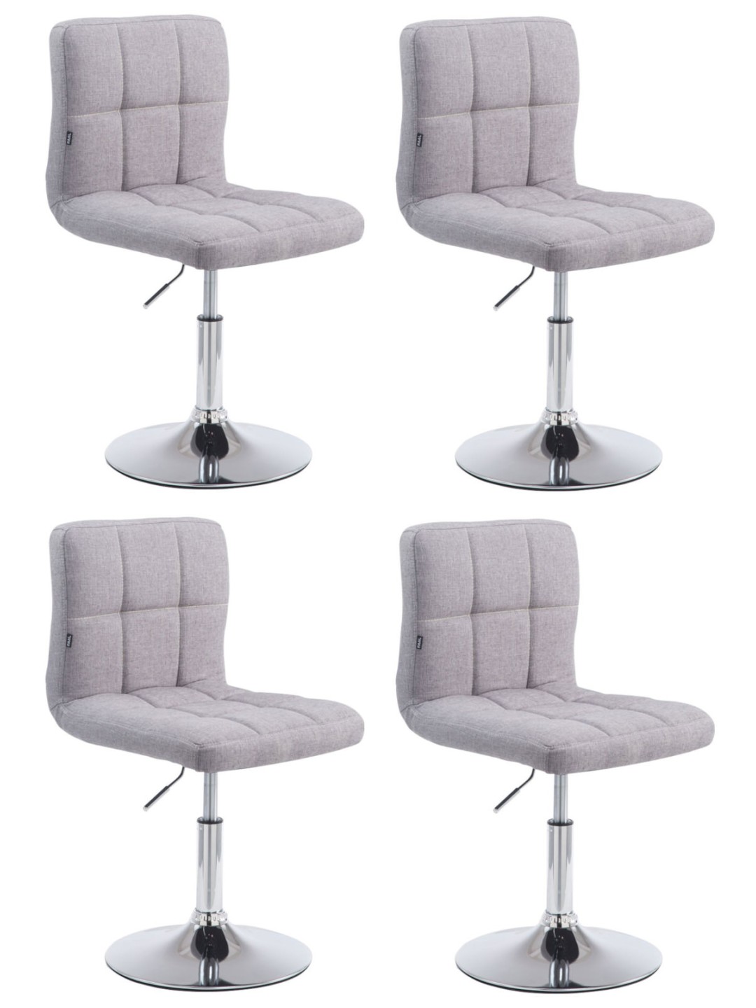 4 darabos Palma Lounger V2 szövet készlet, szürke