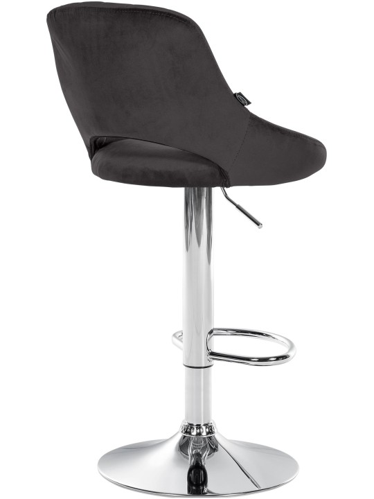 2 db bárszék készlet Milet velvet C, fekete
