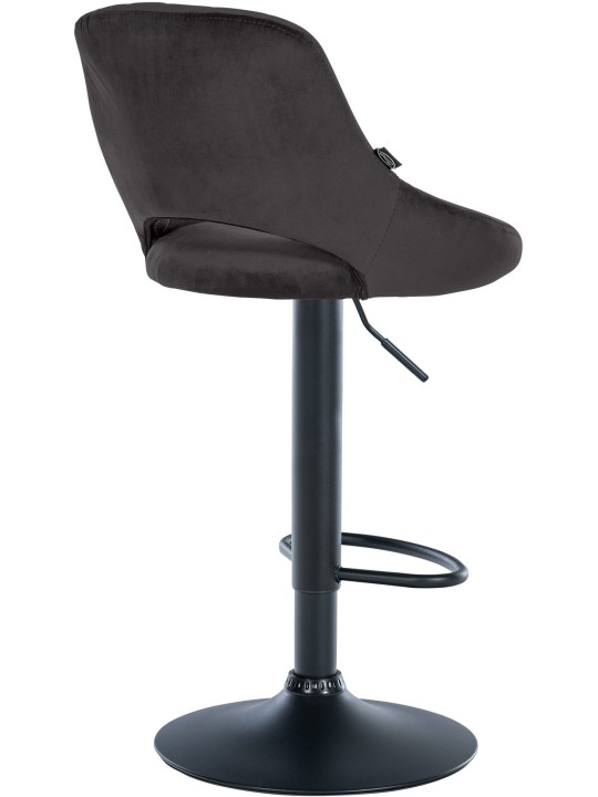 2 db bárszék készlet Milet velvet B, fekete