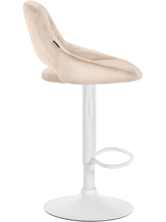 2 db bárszék készlet Milet velvet W, krém
