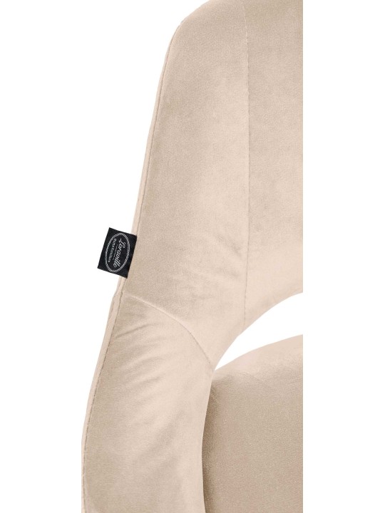 2 db bárszék készlet Milet velvet W, krém