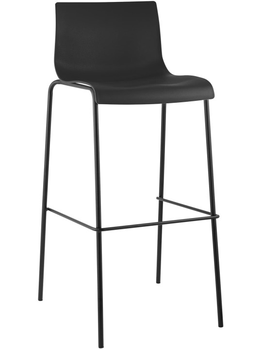 Hoover bárszék 4 méteres kerettel, fekete