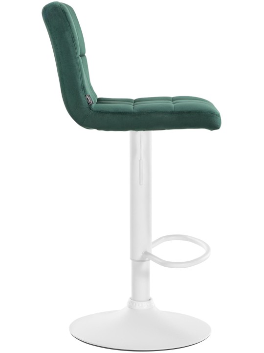 Bárszék Peru bársony fehér, zöld