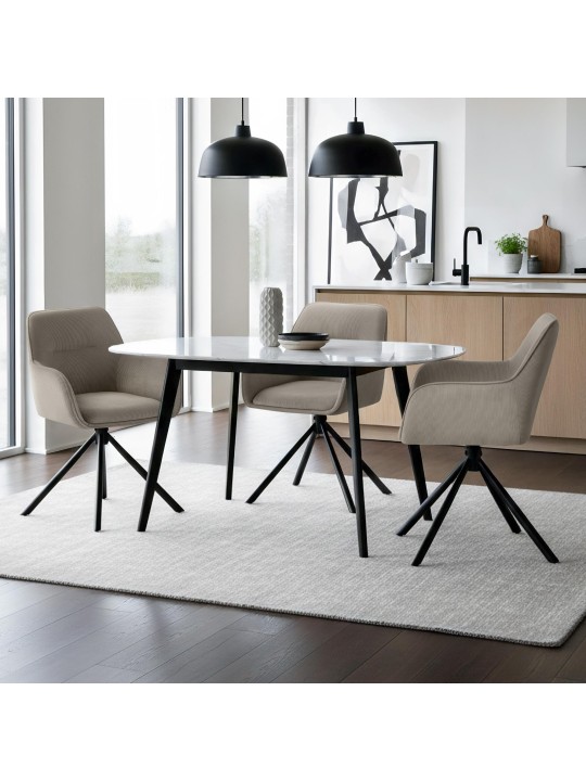 Szék Tipton Cord, taupe