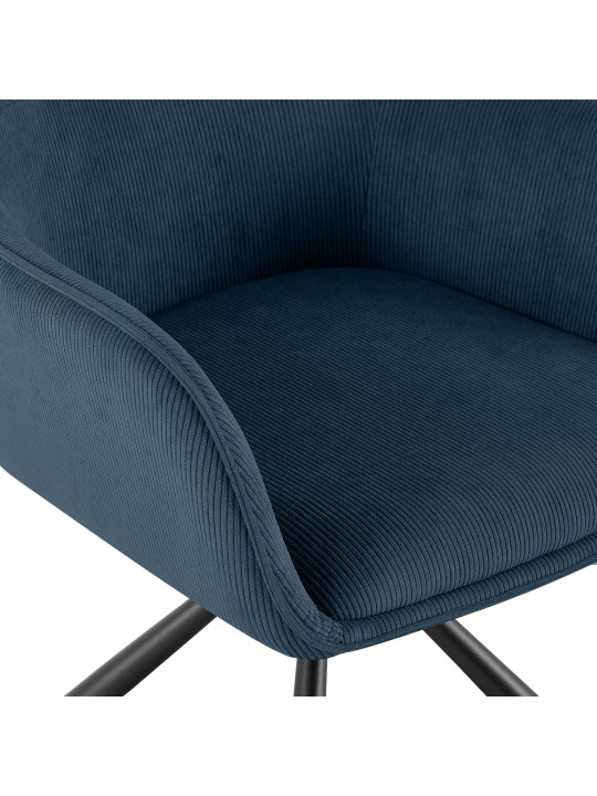 Tipton Cord szék, kék
