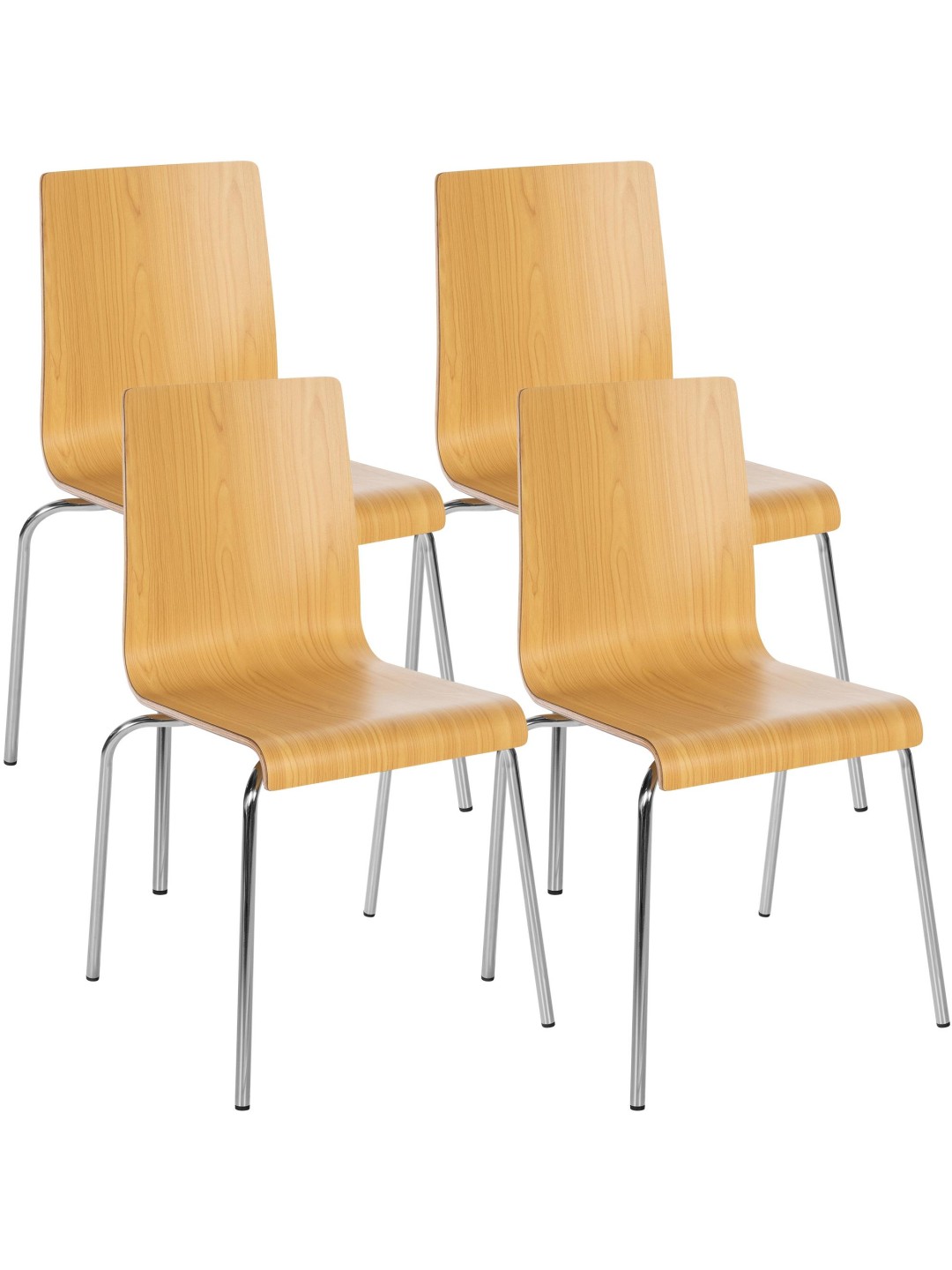 4 darabos vendégszék készlet Gahanna, natúr