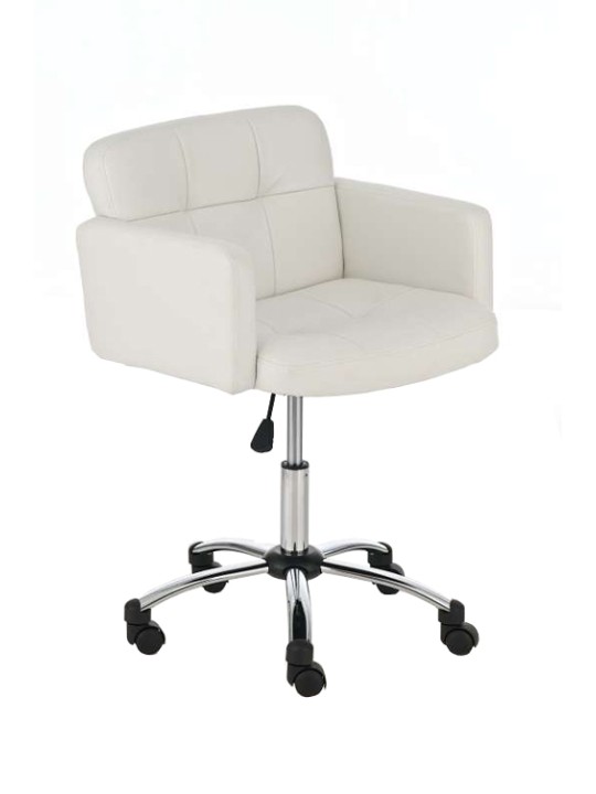 Munkaszék Los Angeles műbőrből, fehér