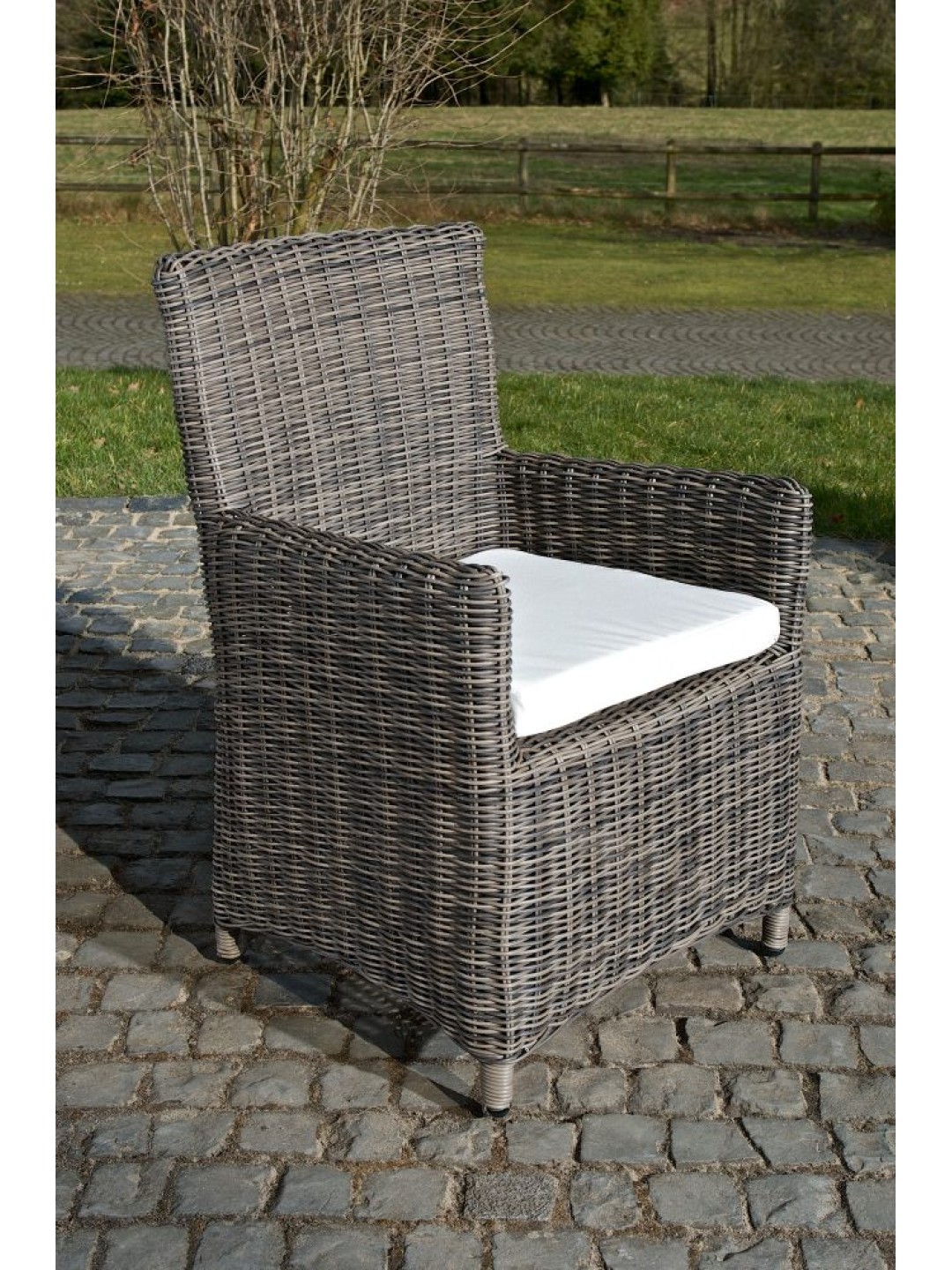 Szék Fontana / Saint Marlo krém 5mm, szürke melírozott