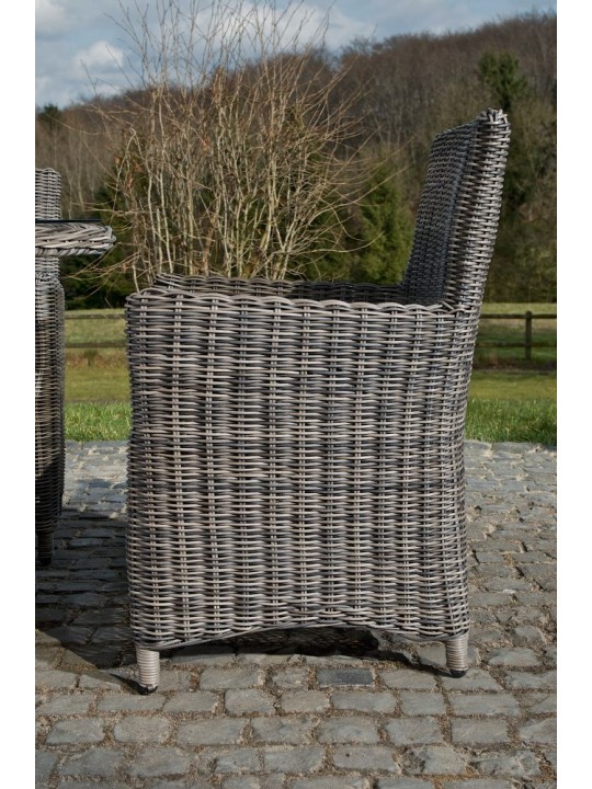 Szék Fontana / Saint Marlo krém 5mm, szürke melírozott