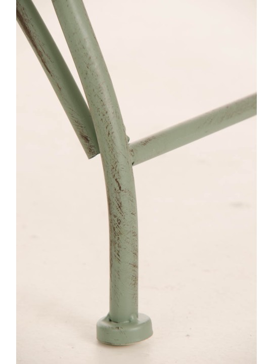 Karma kerti pad, antik zöld