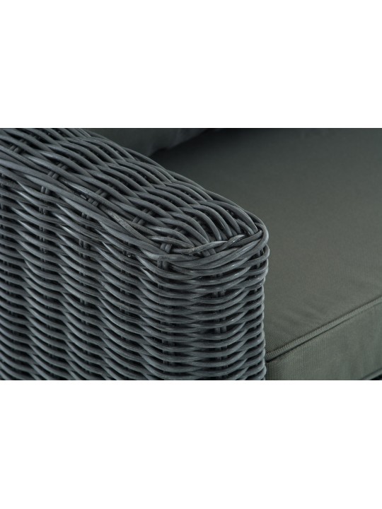 Fotel Fisolo antracit 5mm, fekete