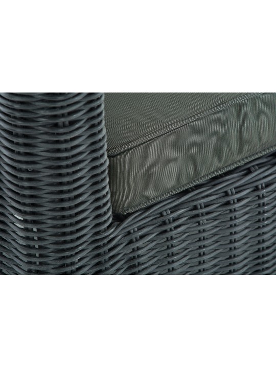 Fotel Fisolo antracit 5mm, fekete