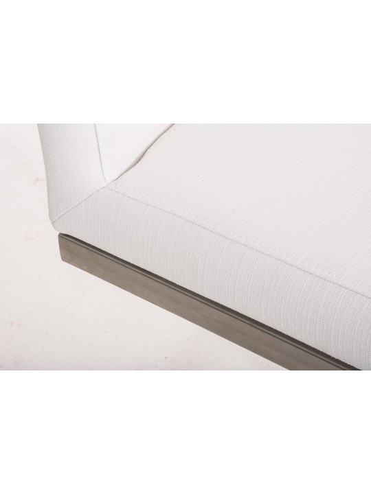 Bárszék Paros szövet, fehér