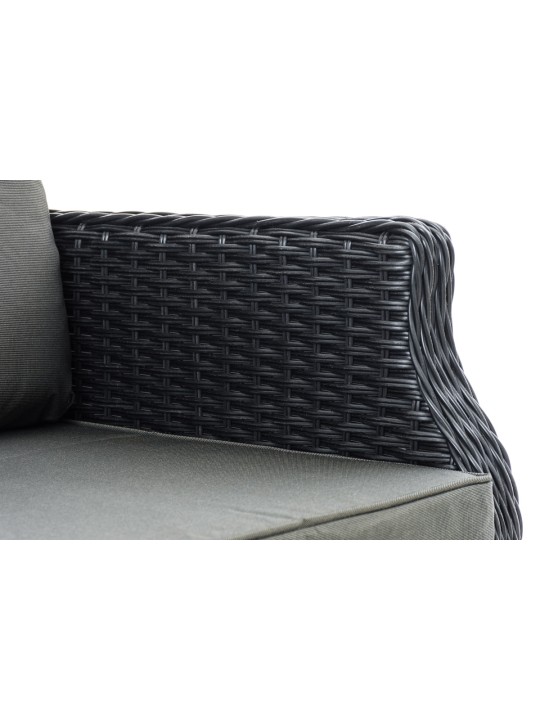 Breno fotel, antracit zsámolyral, fekete