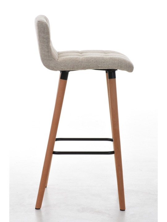 Bárszék Lincoln szövet, krém