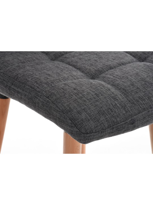 Bárszék Lincoln szövet, világosszürke