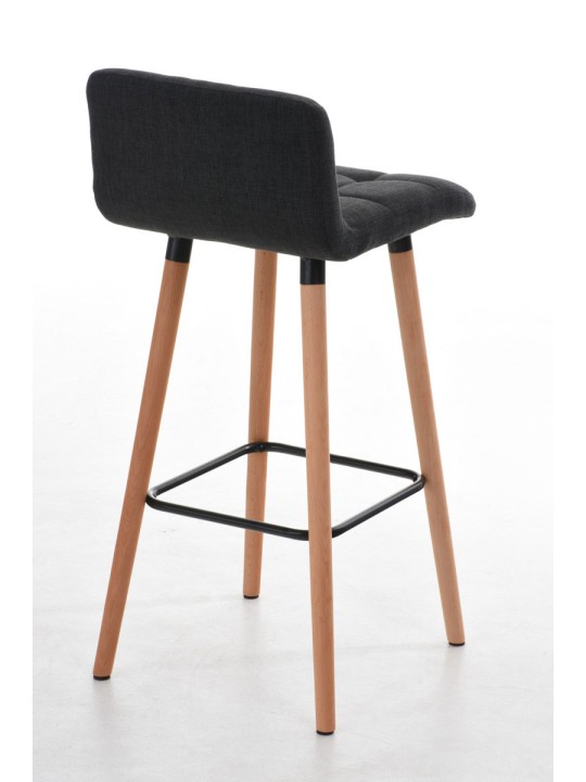 Bárszék Lincoln szövet, sötétszürke