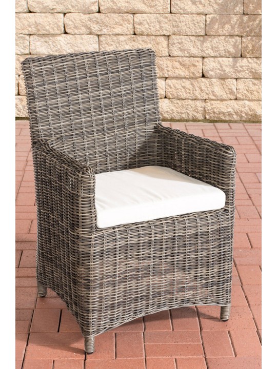 Szék Fontana / Saint Marlo krém 5mm, szürke melírozott