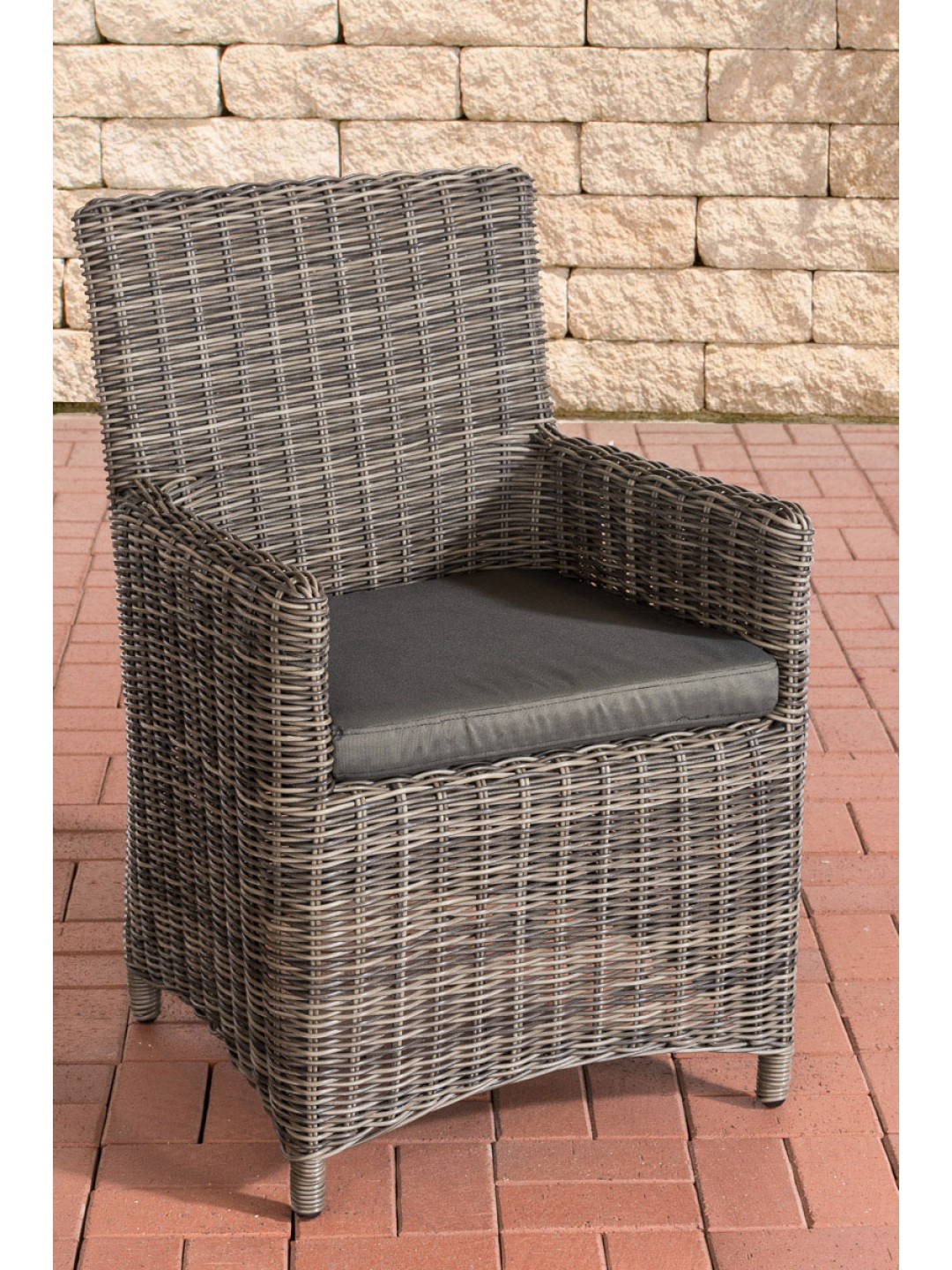 Szék Fontana / Sankt Marlo antracit 5mm, szürke melírozott