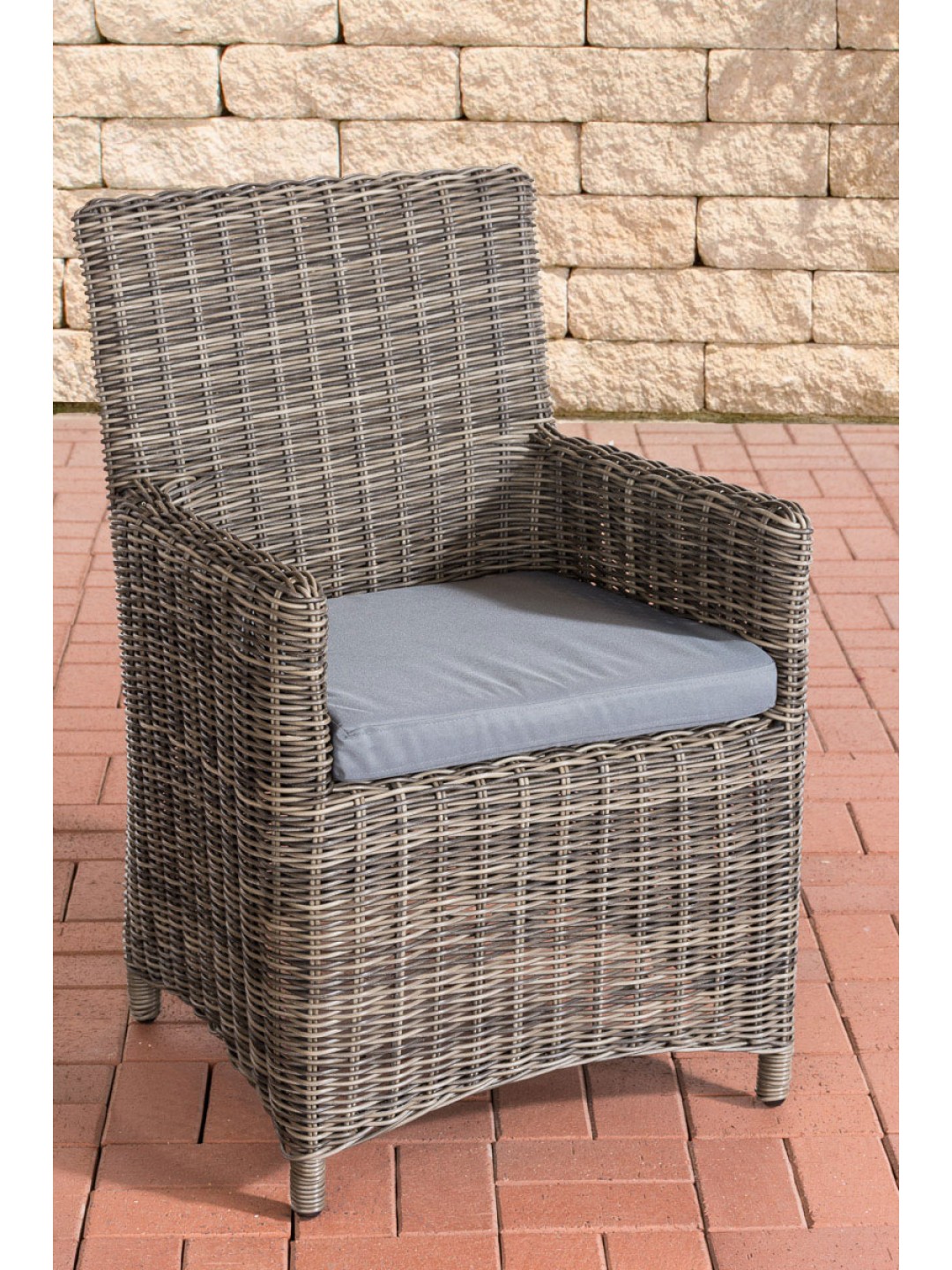 Szék Fontana / Sankt Marlo vasszürke 5mm, szürke melírozott