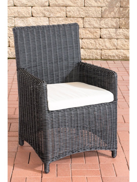 Szék Fontana / Saint Marlo krém 5mm, fekete