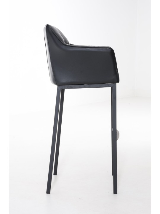 Damaso B bárszék 4 méteres kerettel, fekete Damaso B bárszék 4 méteres kerettel, fekete