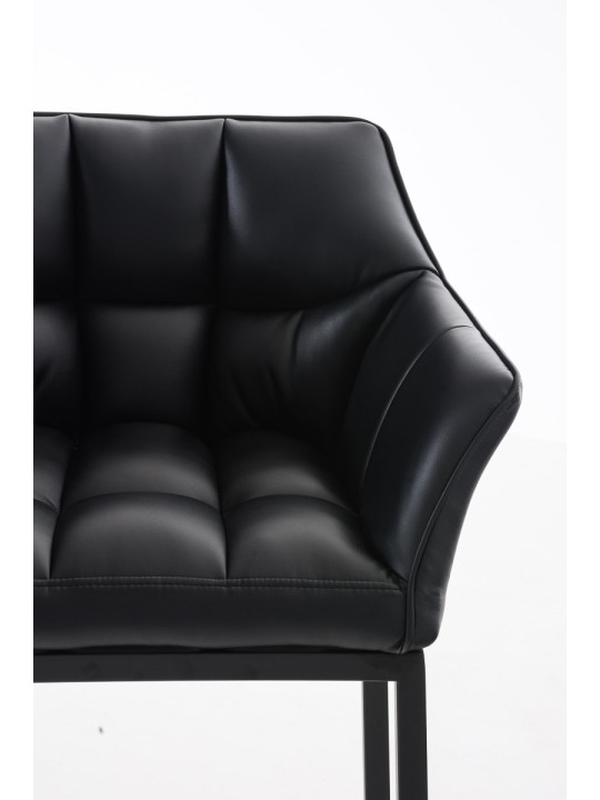 Damaso B bárszék 4 méteres kerettel, fekete Damaso B bárszék 4 méteres kerettel, fekete