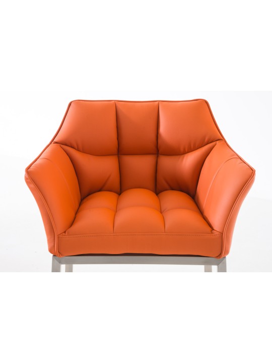 Damaso E bárszék 4 méteres kerettel, narancs Damaso E bárszék 4 méteres kerettel, narancs