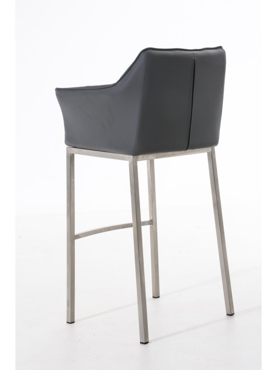 Damaso E bárszék 4 méteres kerettel, szürke