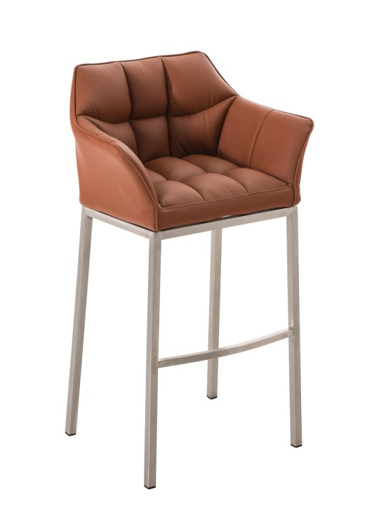 Damaso E bárszék 4 méteres kerettel, világosbarna