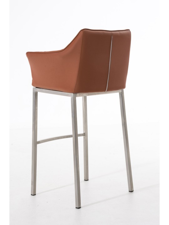 Damaso E bárszék 4 méteres kerettel, világosbarna