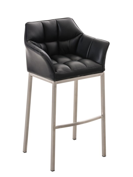 Damaso E bárszék 4 méteres kerettel, fekete