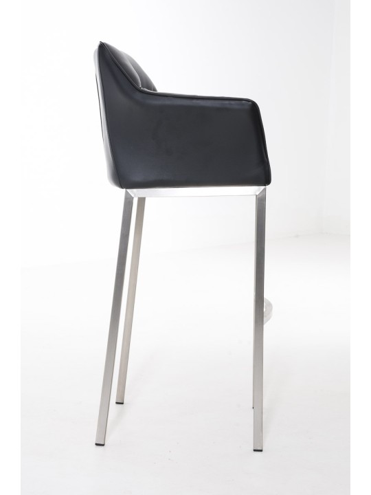 Damaso E bárszék 4 méteres kerettel, fekete