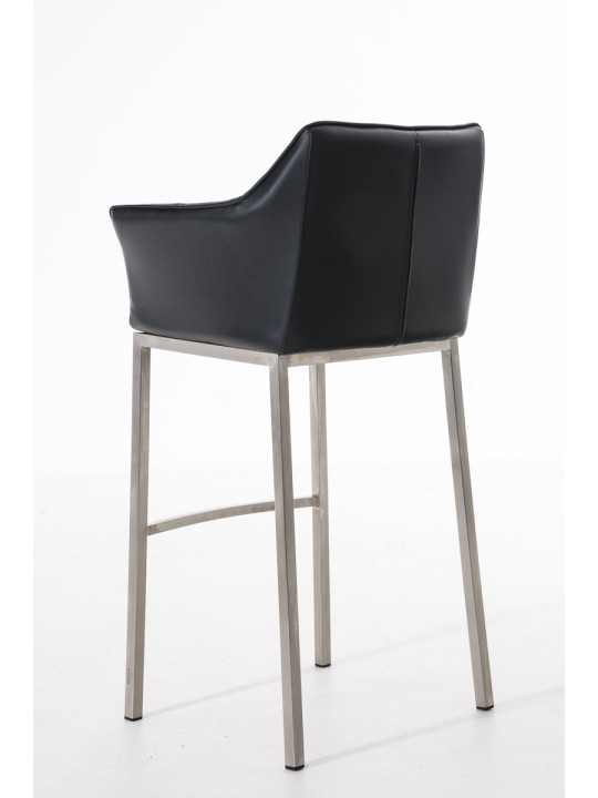 Damaso E bárszék 4 méteres kerettel, fekete