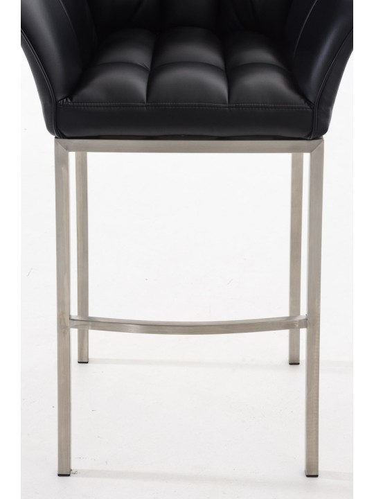 Damaso E bárszék 4 méteres kerettel, fekete