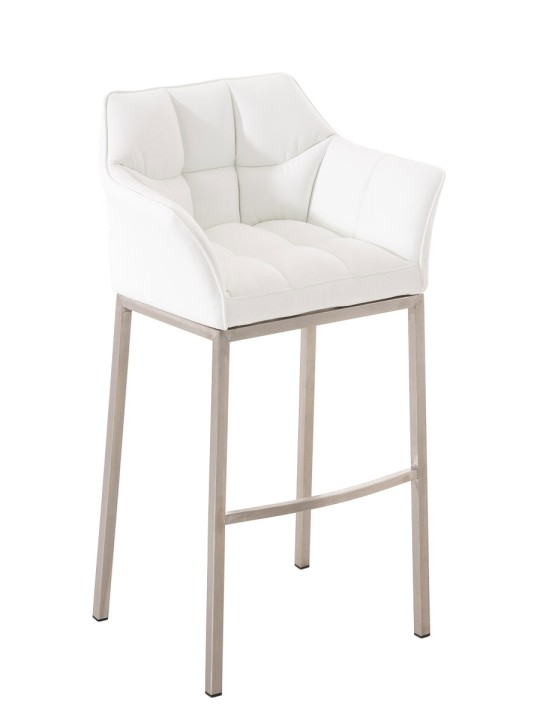 Damaso E bárszék 4 méteres kerettel, fehér Damaso E bárszék 4 méteres kerettel, fehér