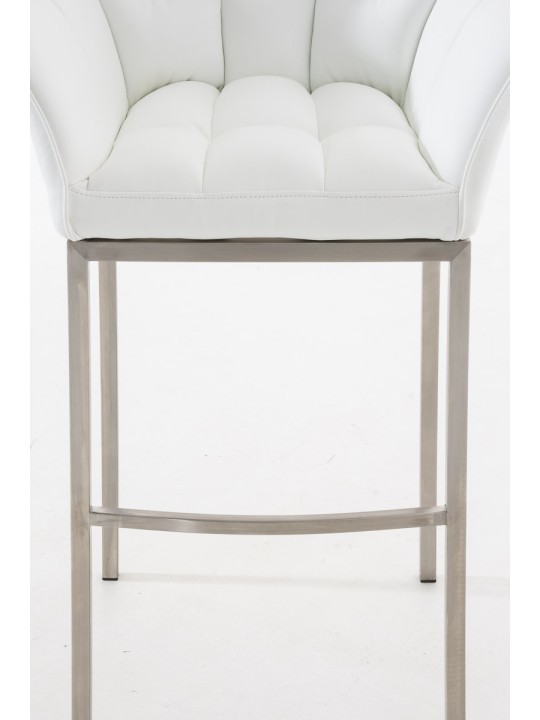 Damaso E bárszék 4 méteres kerettel, fehér Damaso E bárszék 4 méteres kerettel, fehér