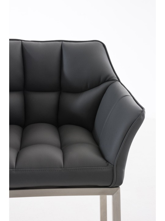 Damaso E bárszék 4 méteres kerettel, szürke