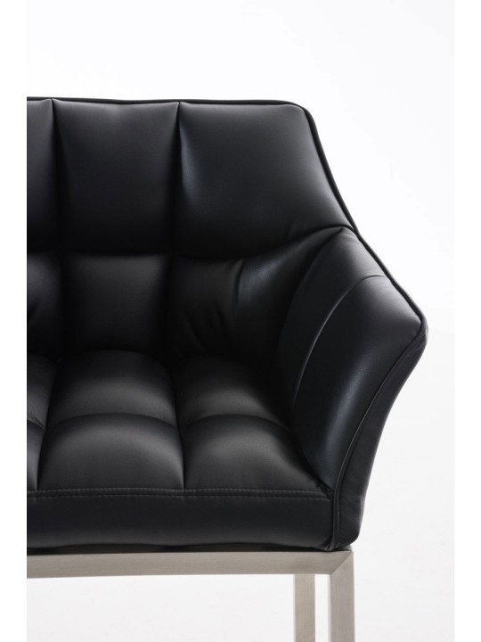 Damaso E bárszék 4 méteres kerettel, fekete