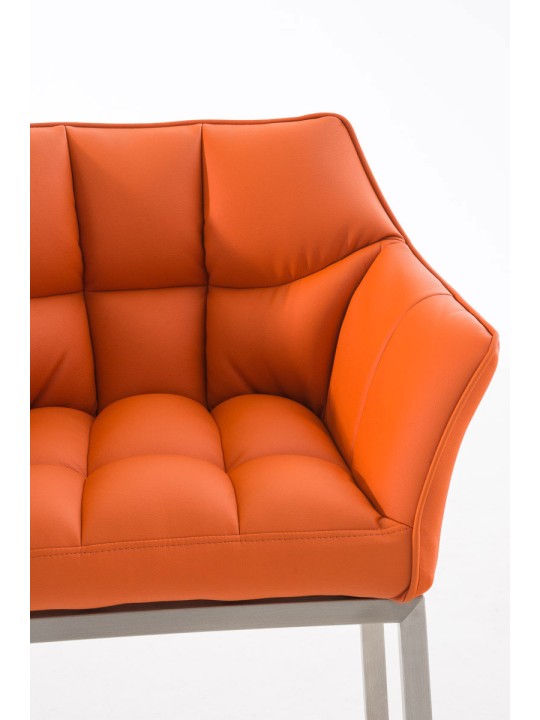 Damaso E bárszék 4 méteres kerettel, narancs Damaso E bárszék 4 méteres kerettel, narancs