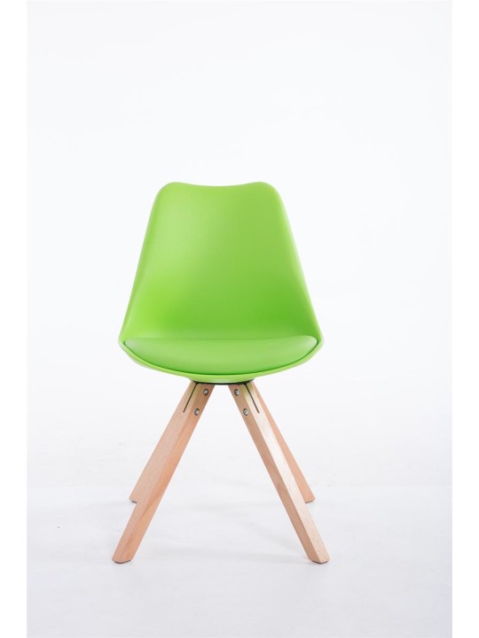 Toulouse Natura kerek látogatói szék, zöld