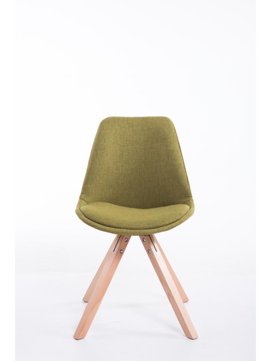 Látogatószék Toulouse szövet Natura Square, zöld