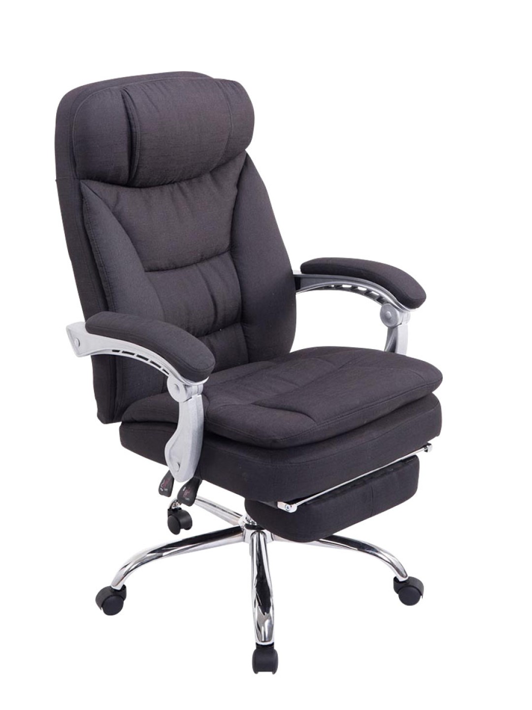 XL irodai szék Troy szövet, fekete