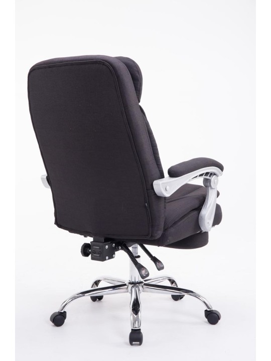 XL irodai szék Troy szövet, fekete