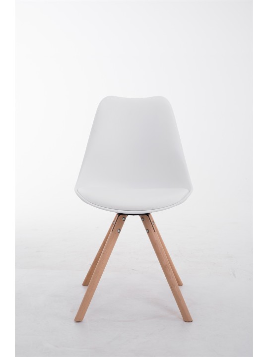 Toulouse Natura kerek látogatói szék, fehér