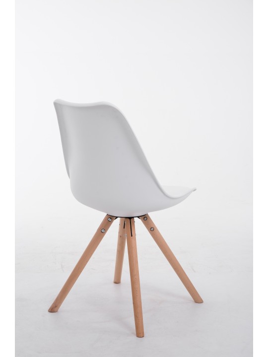 Toulouse Natura kerek látogatói szék, fehér