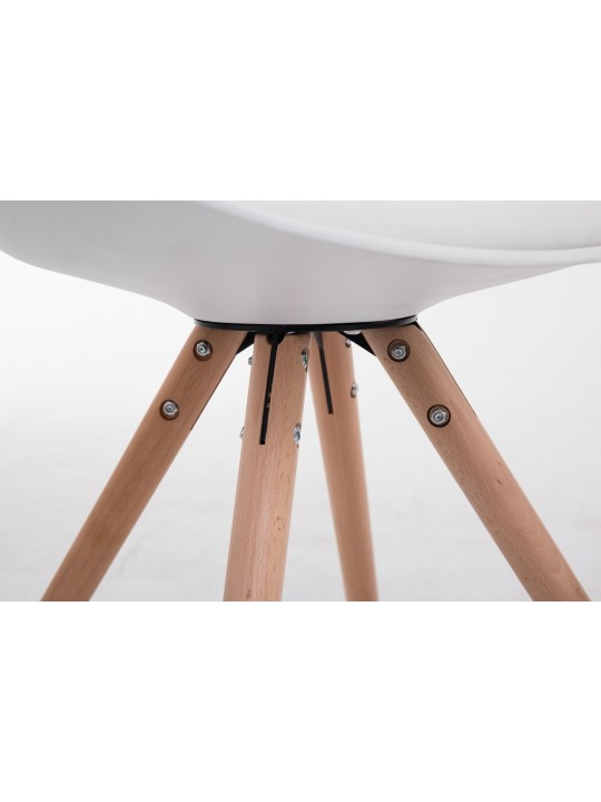 Toulouse Natura kerek látogatói szék, fehér