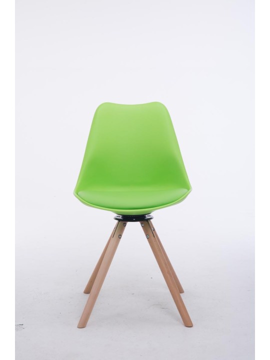 Látogatói szék Troyes forgatható Natura Round, zöld