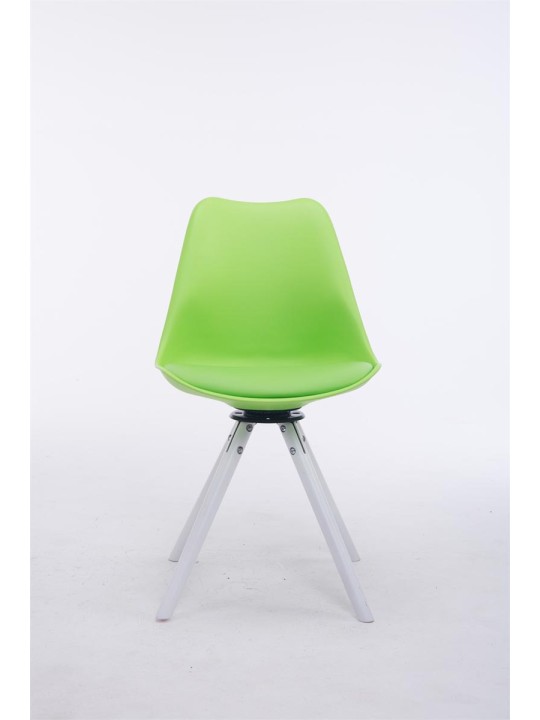 Látogatói szék Troyes körbeforgatható, zöld