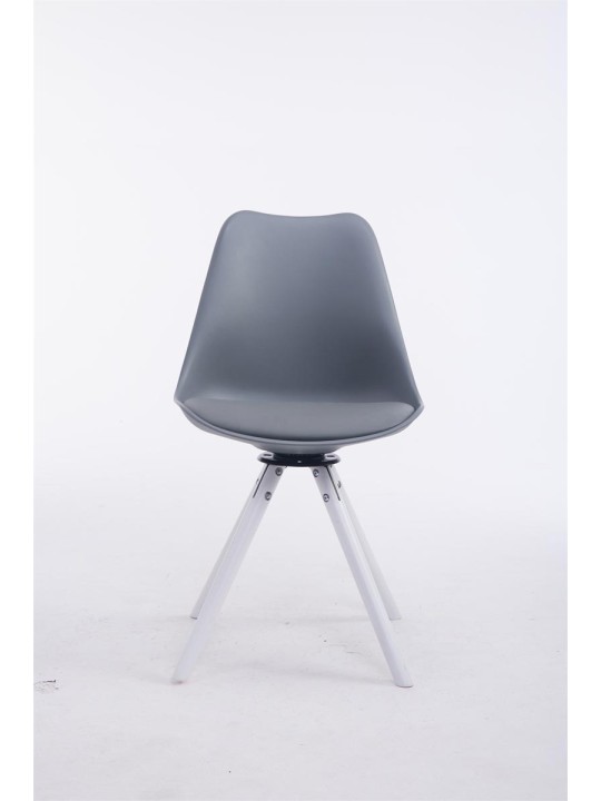 Látogatói szék Troyes körbeforgatható, szürke